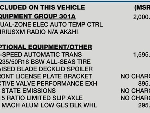 Used 2021 Ford Mustang GT w/ Equipment Group 301A image 23