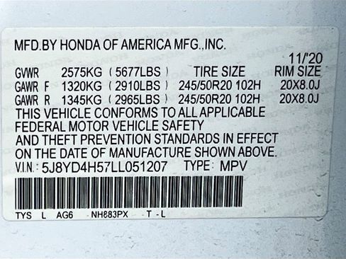 Used 2020 Acura MDX SH-AWD w/ Technology Package image 34