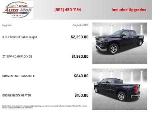 Used 2022 Chevrolet Silverado 1500 LT w/ Z71 Off-Road Package AWD/4WD image 4