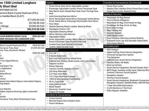 Used 2022 RAM 1500 Limited w/ Body-Colour Bumper Group AWD/4WD image 14