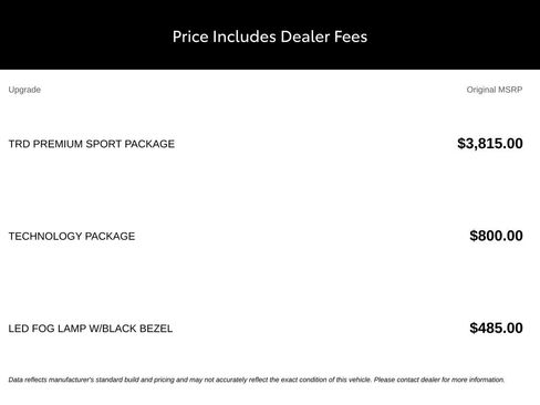 Used 2022 Toyota Tacoma TRD Sport w/ TRD Premium Sport Package RWD image 4