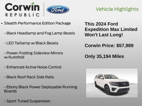 Certified 2024 Ford Expedition Max Limited image 14