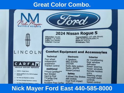 Used 2024 Nissan Rogue S FWD image 32