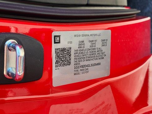 Used 2020 Chevrolet Corvette Stingray Premium Cpe w/ 3LT Preferred Equipment Group RWD image 26