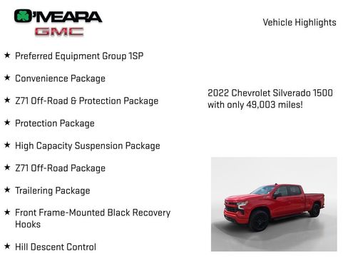 Used 2022 Chevrolet Silverado 1500 RST w/ Z71 Off-Road Package AWD/4WD image 7
