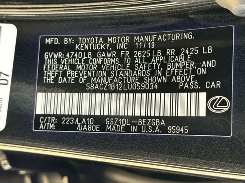 Used 2020 Lexus ES 350 350 image 23