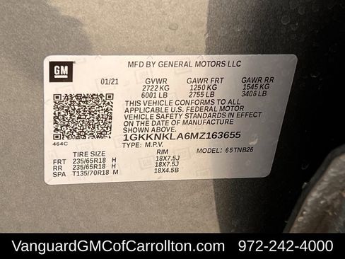 Used 2021 GMC Acadia SLE w/ Driver Convenience Package image 33