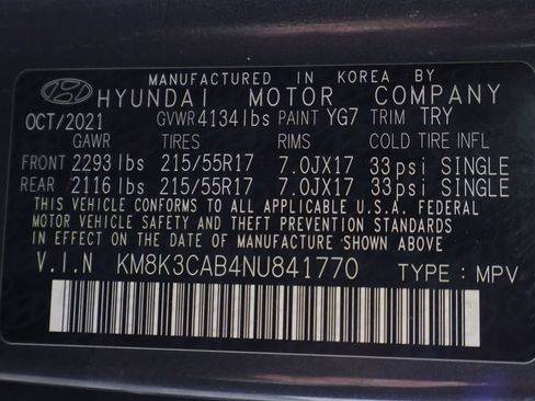 Used 2022 Hyundai Kona SEL w/ Convenience Package AWD/4WD image 52