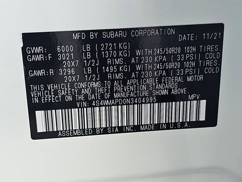 Used 2022 Subaru Ascent Limited w/ Technology Package image 41