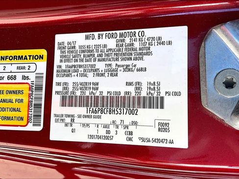 Used 2017 Ford Mustang GT w/ Interior & Wheel Package image 32