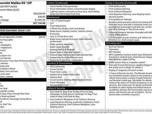 Used 2023 Chevrolet Malibu RS FWD image 34