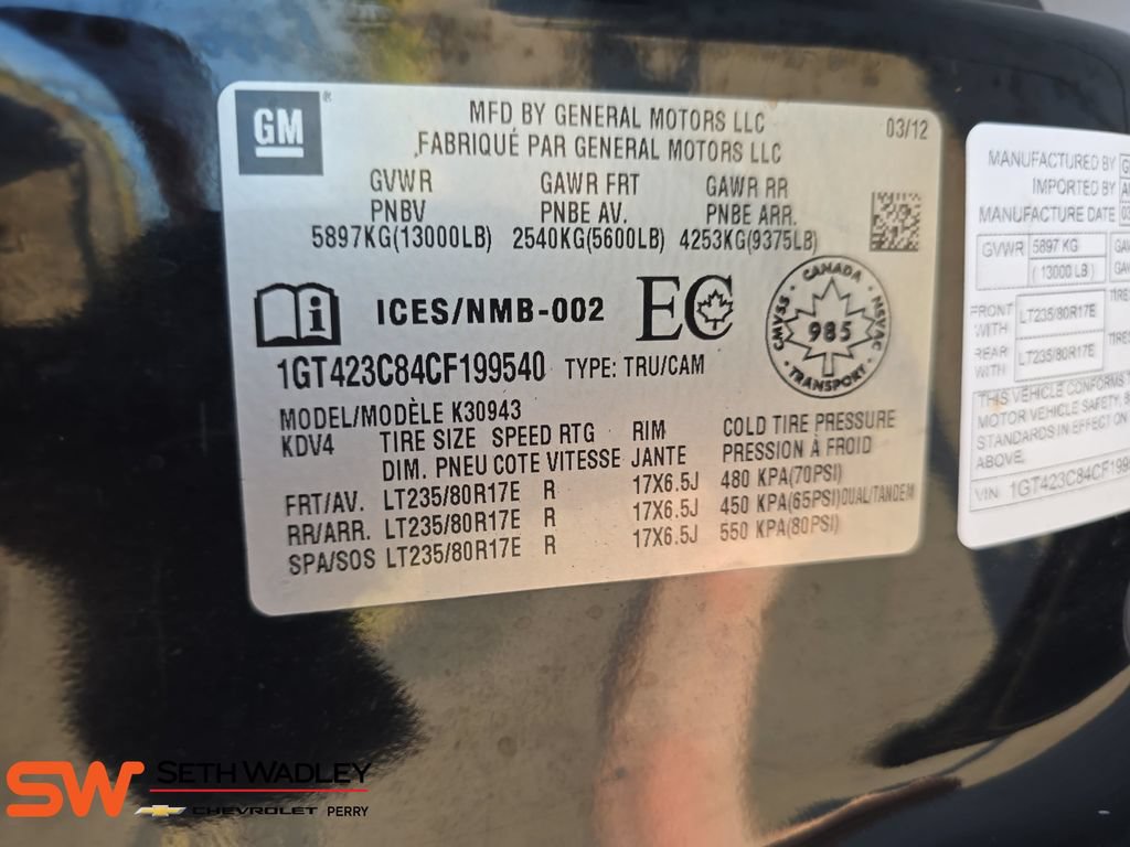 Used 2012 GMC Sierra 3500 SLE AWD/4WD image 34