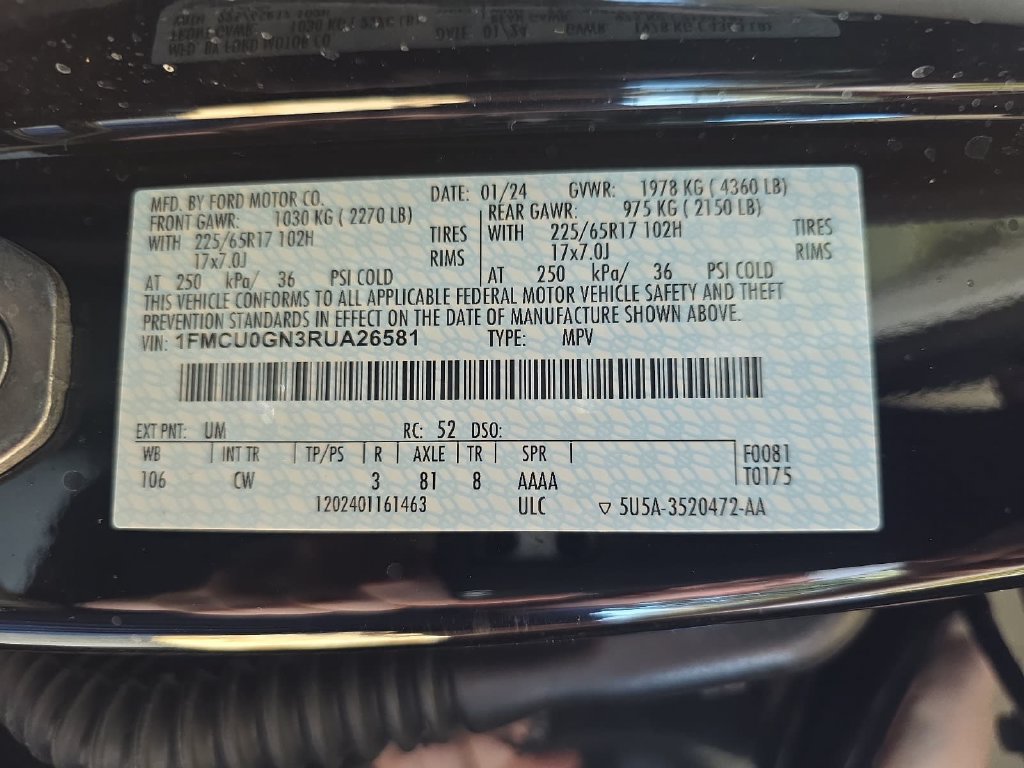 Used 2024 Ford Escape Active w/ Cold Weather Package FWD image 33