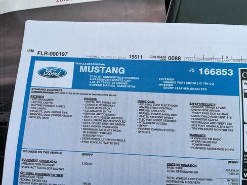 Used 2018 Ford Mustang GT Premium w/ GT Performance Package image 75