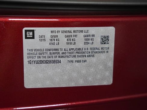 Used 2016 Chevrolet Corvette Z06 w/ 3LZ Preferred Equipment Group RWD image 53