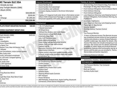 Used 2024 GMC Terrain SLE image 36