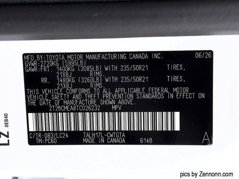 New 2026 Lexus RX 500h F Sport AWD/4WD image 31
