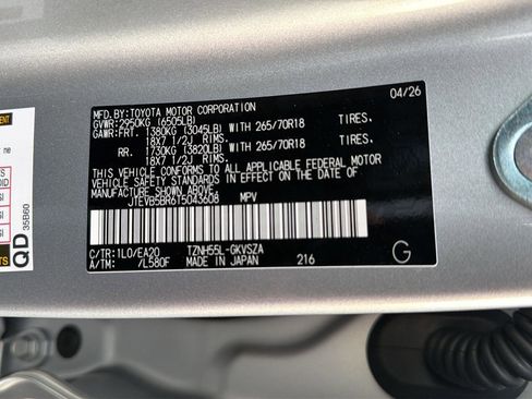 New 2026 Toyota 4Runner TRD Off-Road Premium AWD/4WD image 37