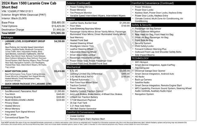 Used 2024 RAM 1500 Laramie AWD/4WD image 11