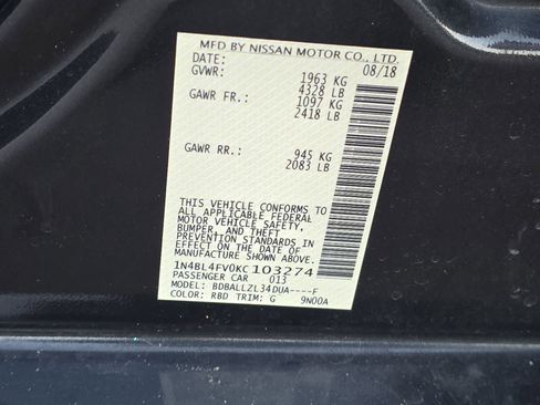 Used 2019 Nissan Altima 2.5 Platinum image 37