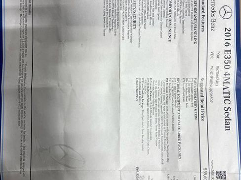 Used 2016 Mercedes-Benz E 350 4MATIC Sedan image 44