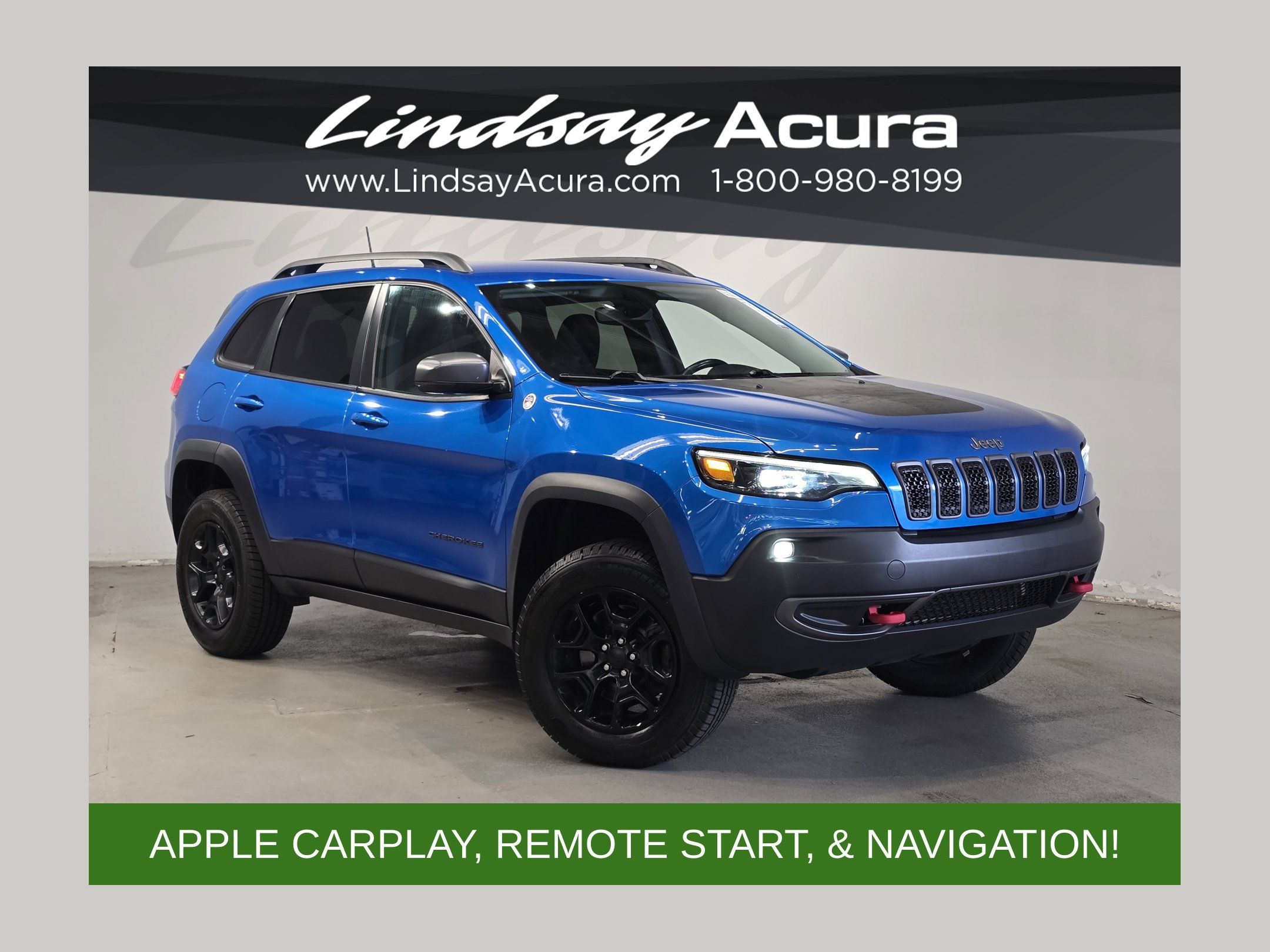 Used 2019 Jeep Cherokee Trailhawk w/ Cold Weather Group AWD/4WD image 1