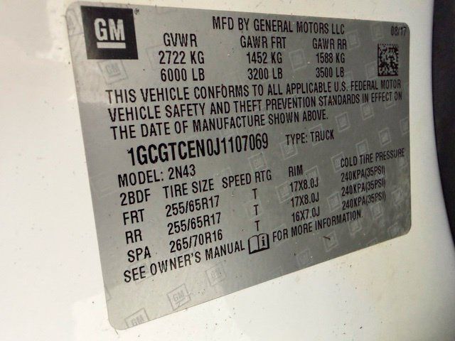 Certified 2018 Chevrolet Colorado LT w/ LT Convenience Package AWD/4WD image 21