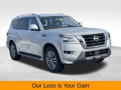 Certified 2024 Nissan Armada SL w/ Captain's Chairs Package AWD/4WD image 3