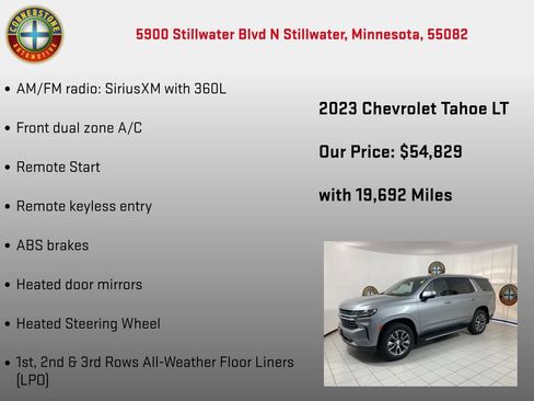 Used 2023 Chevrolet Tahoe LT w/ LT Signature Package AWD/4WD image 5