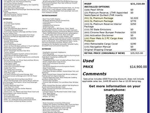 Used 2017 Nissan Rogue SL w/ SL Premium Package image 3