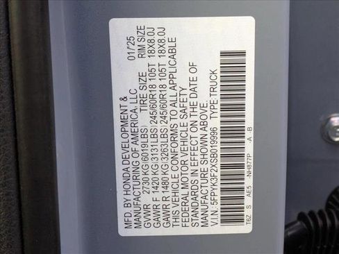 New 2025 Honda Ridgeline Sport+ image 18