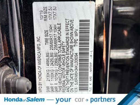 Used 2019 Honda CR-V LX image 21