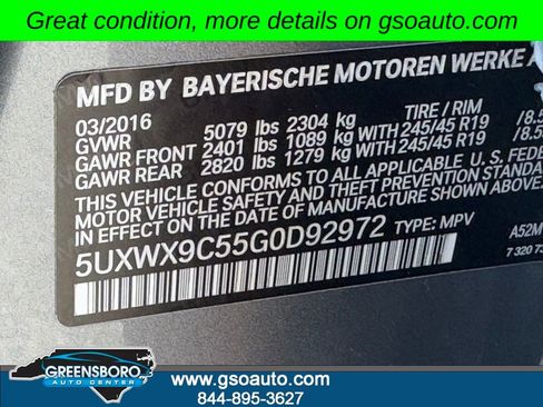 Used 2016 BMW X3 xDrive28i AWD/4WD image 38