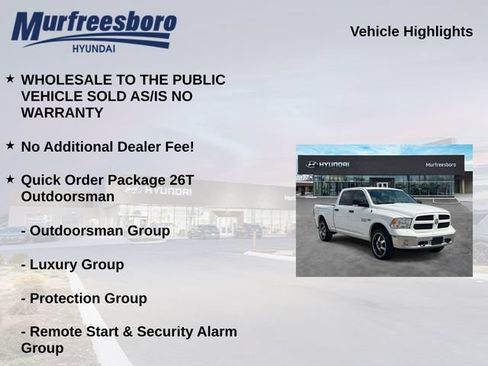 Used 2016 RAM 1500 Outdoorsman AWD/4WD image 5