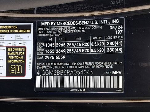 Used 2024 Mercedes-Benz EQE 350+ SUV w/ AMG Line Exterior Package image 28