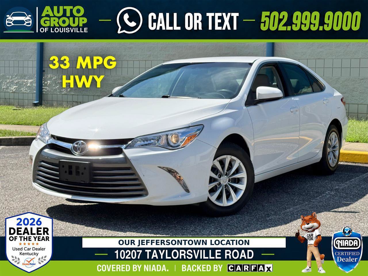 Used 2017 Toyota Camry LE FWD image 1