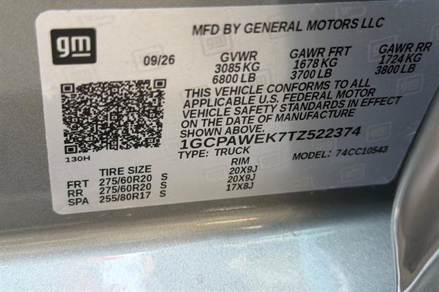 New 2026 Chevrolet Silverado 1500 RST w/ RST Select Package RWD image 33