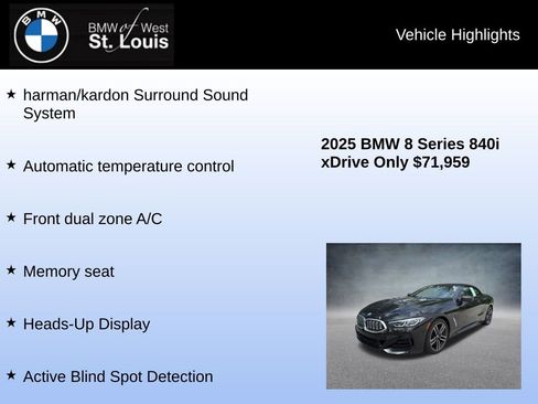 Used 2025 BMW 840i xDrive Convertible AWD/4WD image 16