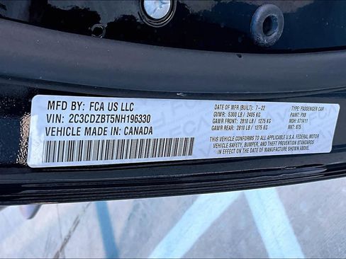 Used 2022 Dodge Challenger R/T w/ Blacktop Package RWD image 29