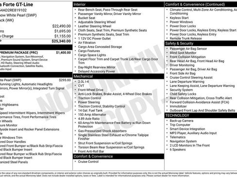 Used 2024 Kia Forte GT-Line w/ GT-Line Premium Package FWD image 11