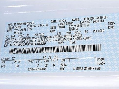 Used 2026 Ford F150 STX AWD/4WD image 32