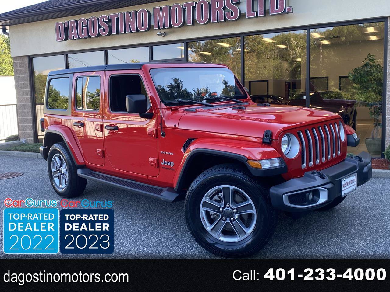 Used 2020 Jeep Wrangler Unlimited Sahara AWD/4WD image 1