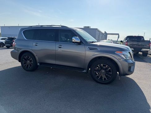 Used 2019 Nissan Armada Platinum w/ Captain's Chairs Package AWD/4WD image 2