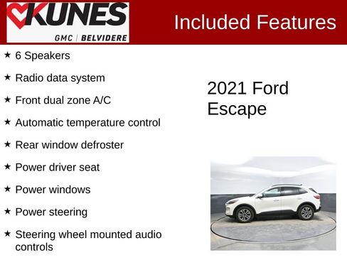 Used 2021 Ford Escape SEL AWD/4WD image 2
