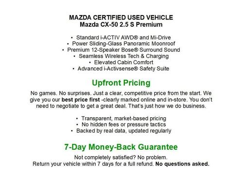 Used 2025 MAZDA CX-50 AWD 2.5 S w/ Weather Package image 1