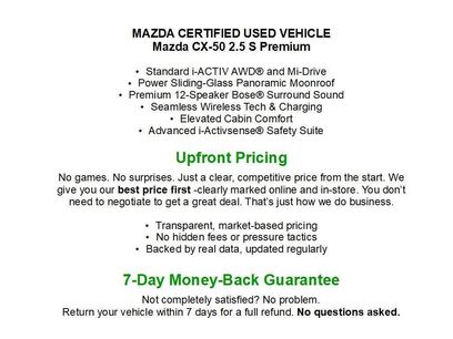 Used 2025 MAZDA CX-50 AWD 2.5 S w/ Weather Package