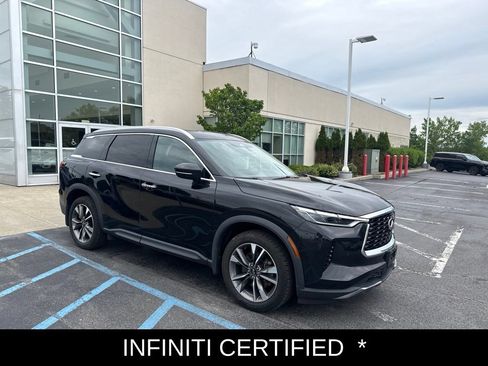 Certified 2022 INFINITI QX60 Luxe w/ Cargo Package AWD/4WD image 3