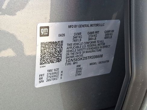 New 2026 Chevrolet Tahoe Premier w/ Sun And Tow Package AWD/4WD image 18