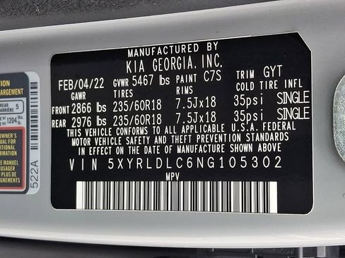 Used 2022 Kia Sorento S w/ Panoramic Sunroof Package AWD/4WD image 33