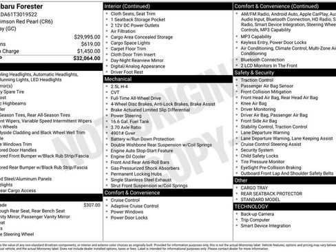 Certified 2026 Subaru Forester AWD/4WD image 5